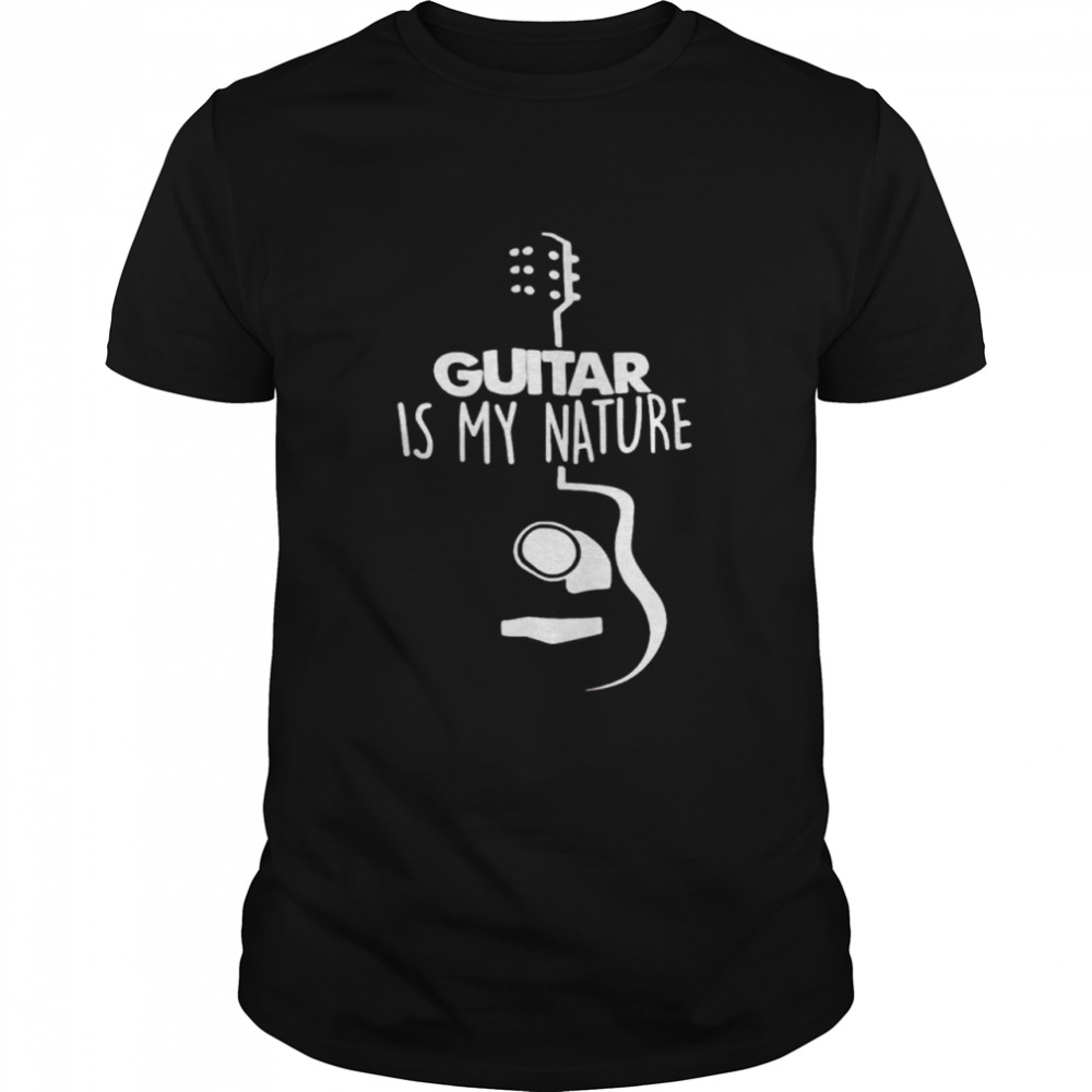 Guitar is my nature shirt Classic Men's T-shirt