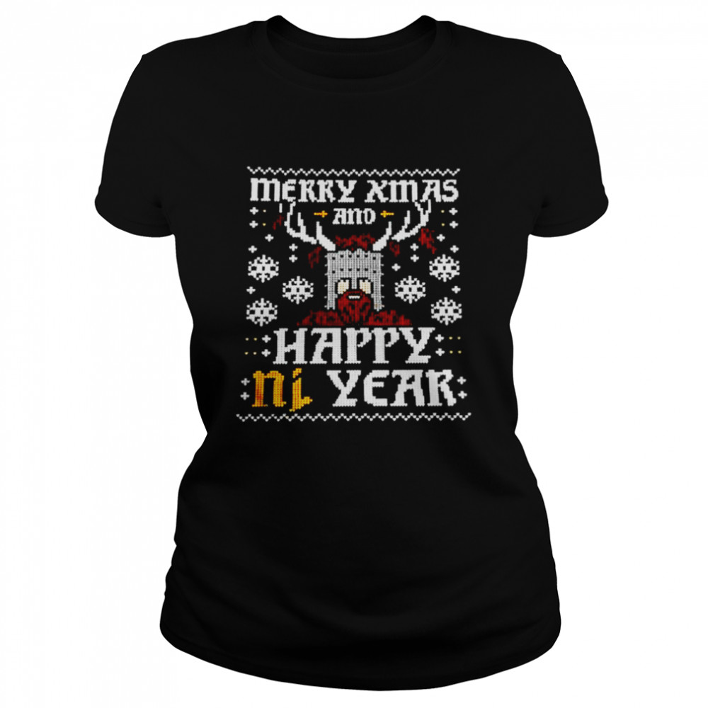 Merry smax happy ni year shirt Classic Women's T-shirt