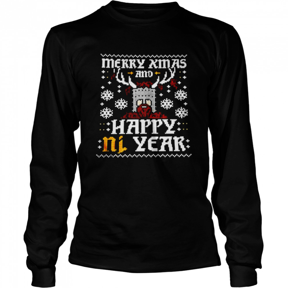 Merry smax happy ni year shirt Long Sleeved T-shirt