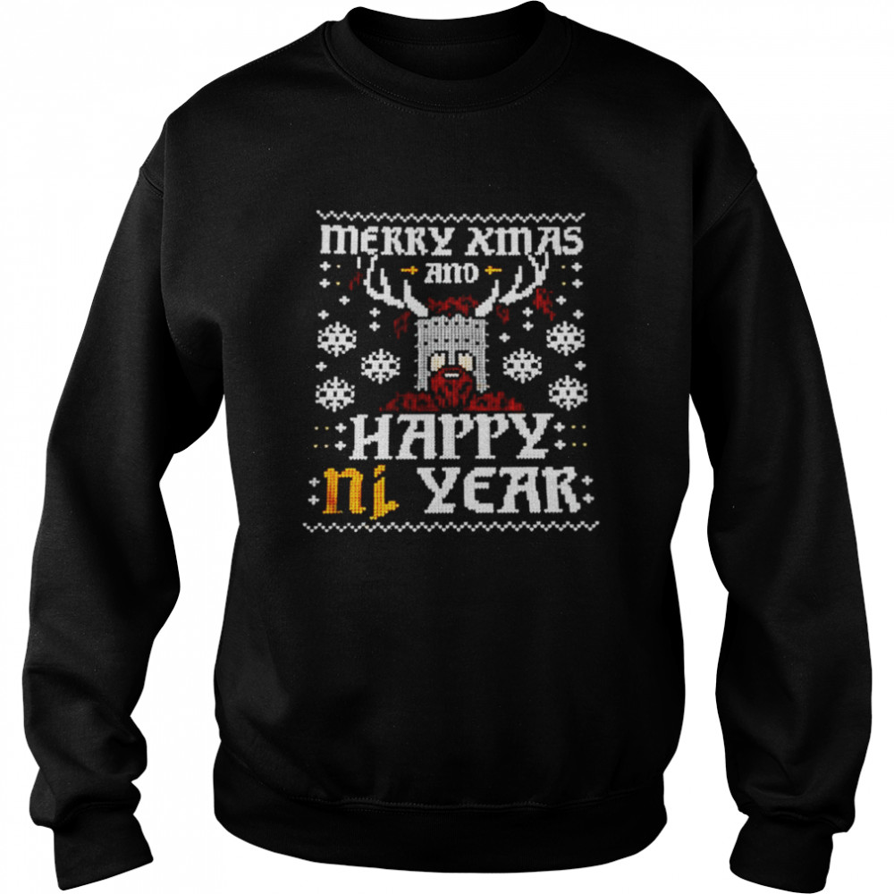 Merry smax happy ni year shirt Unisex Sweatshirt