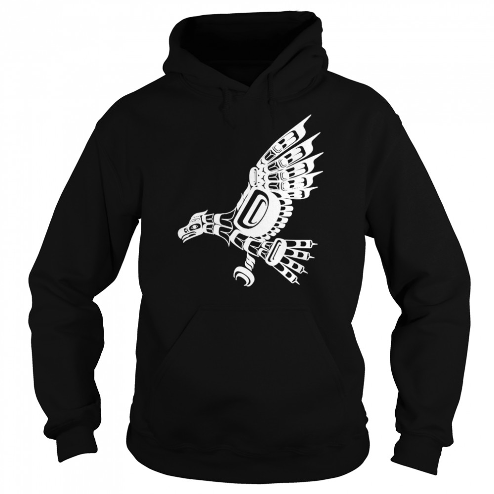 North West Eagle Native American Formline T-shirt Unisex Hoodie