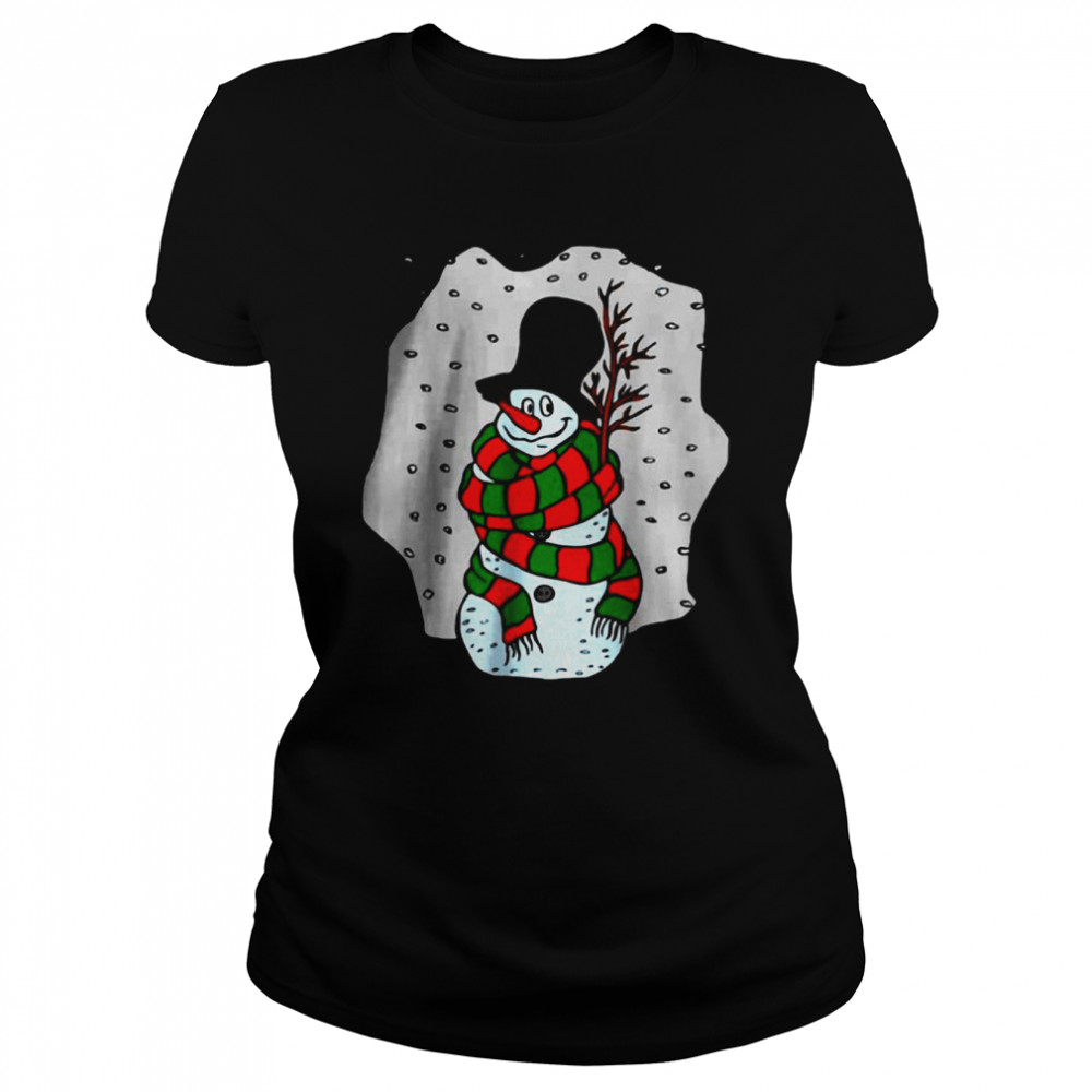 nowman Winter Costume Snowwomen Snowperson Sweat T-shirt Classic Women's T-shirt