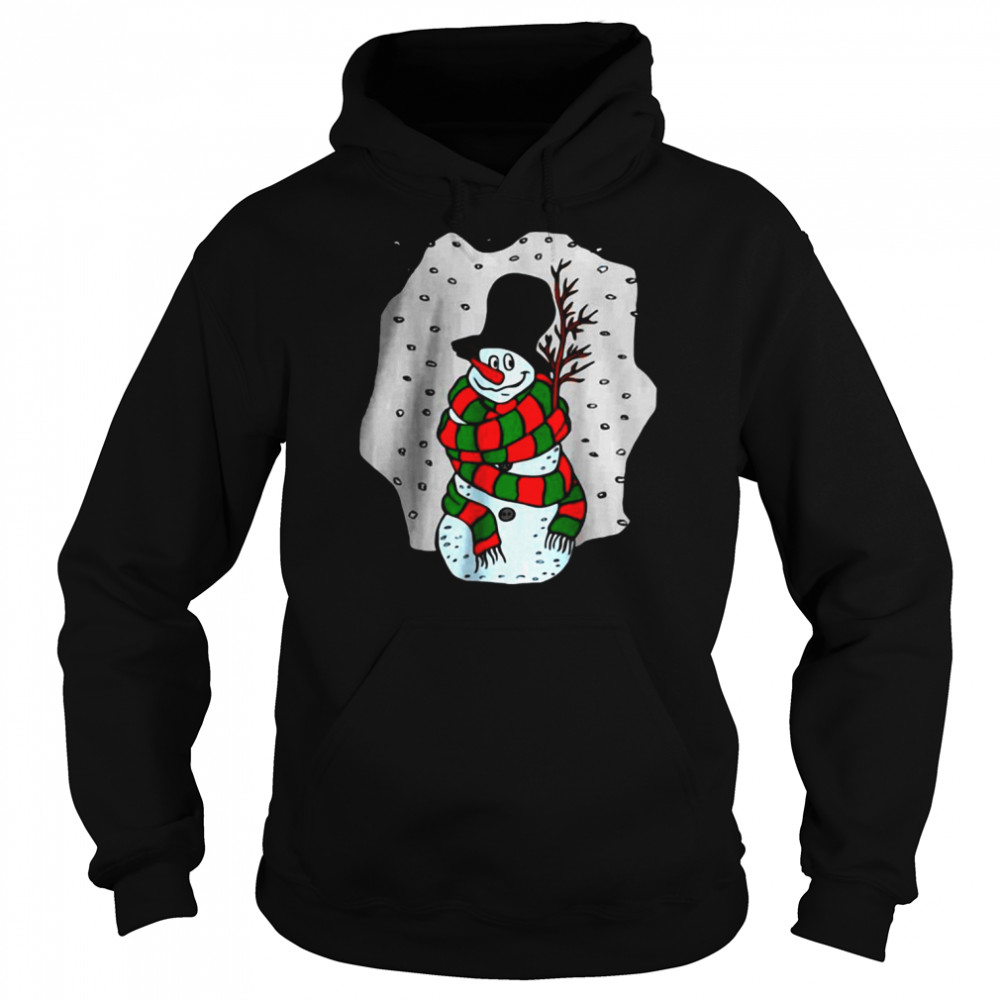 nowman Winter Costume Snowwomen Snowperson Sweat T-shirt Unisex Hoodie