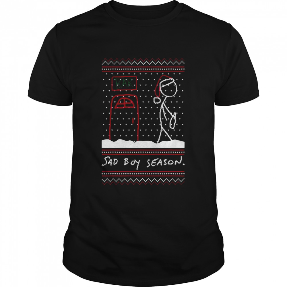 sad boy season Ugly Christmas shirt Classic Men's T-shirt