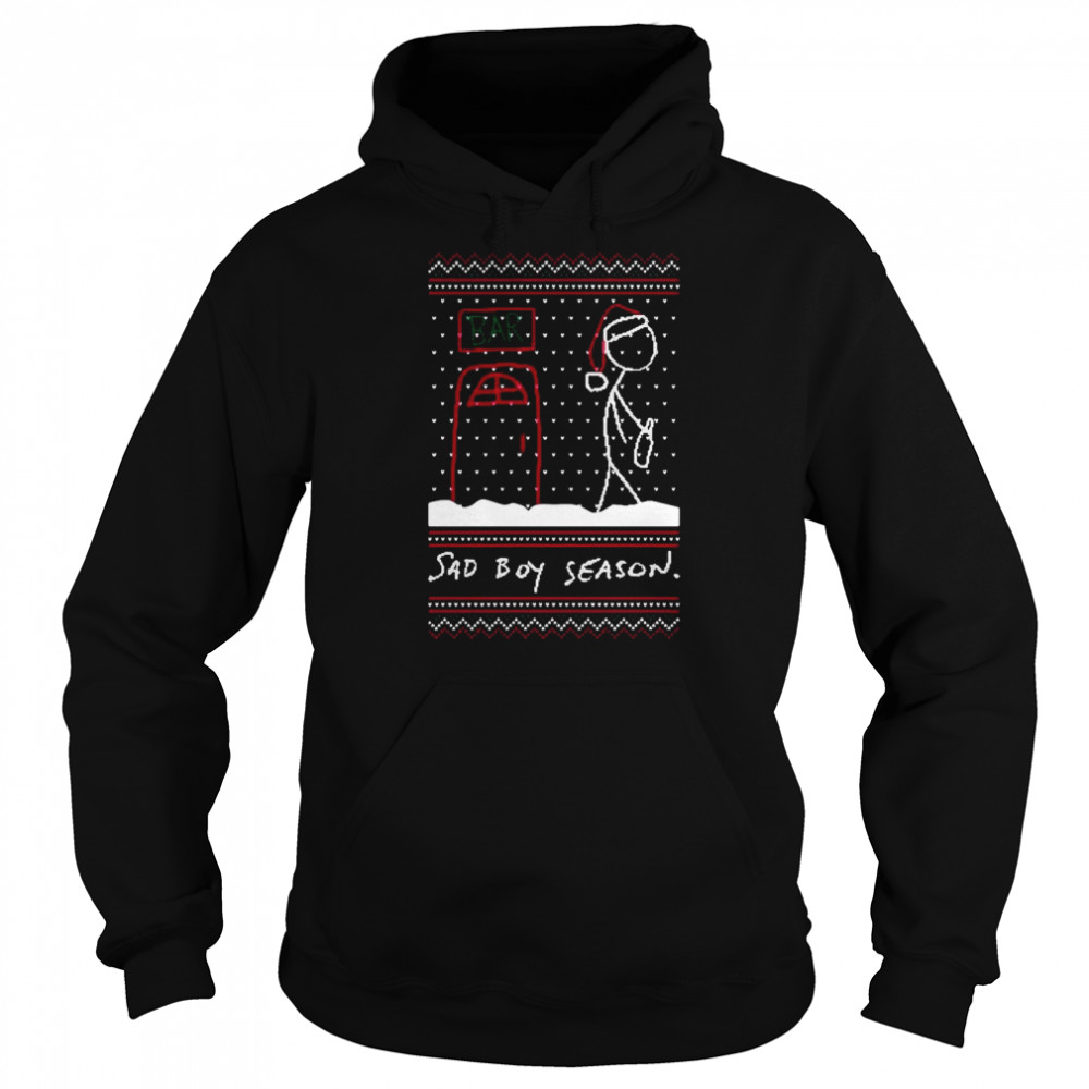 sad boy season Ugly Christmas shirt Unisex Hoodie