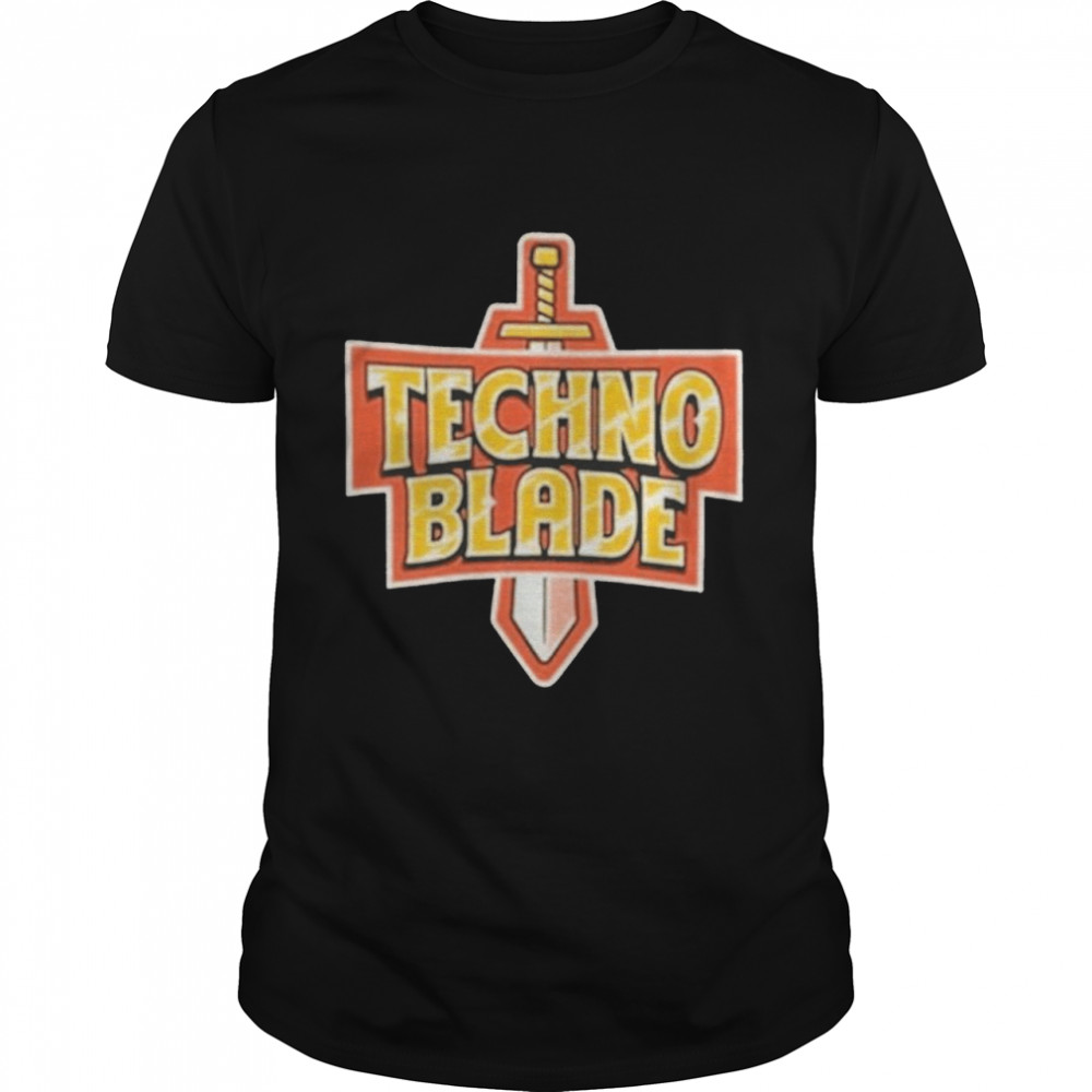 Technoblade Merch Sword Classic Men's T-shirt