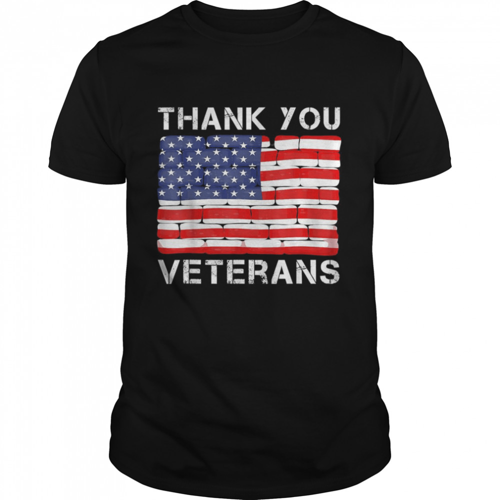 Thank You Veterans Veteran Day  Classic Men's T-shirt