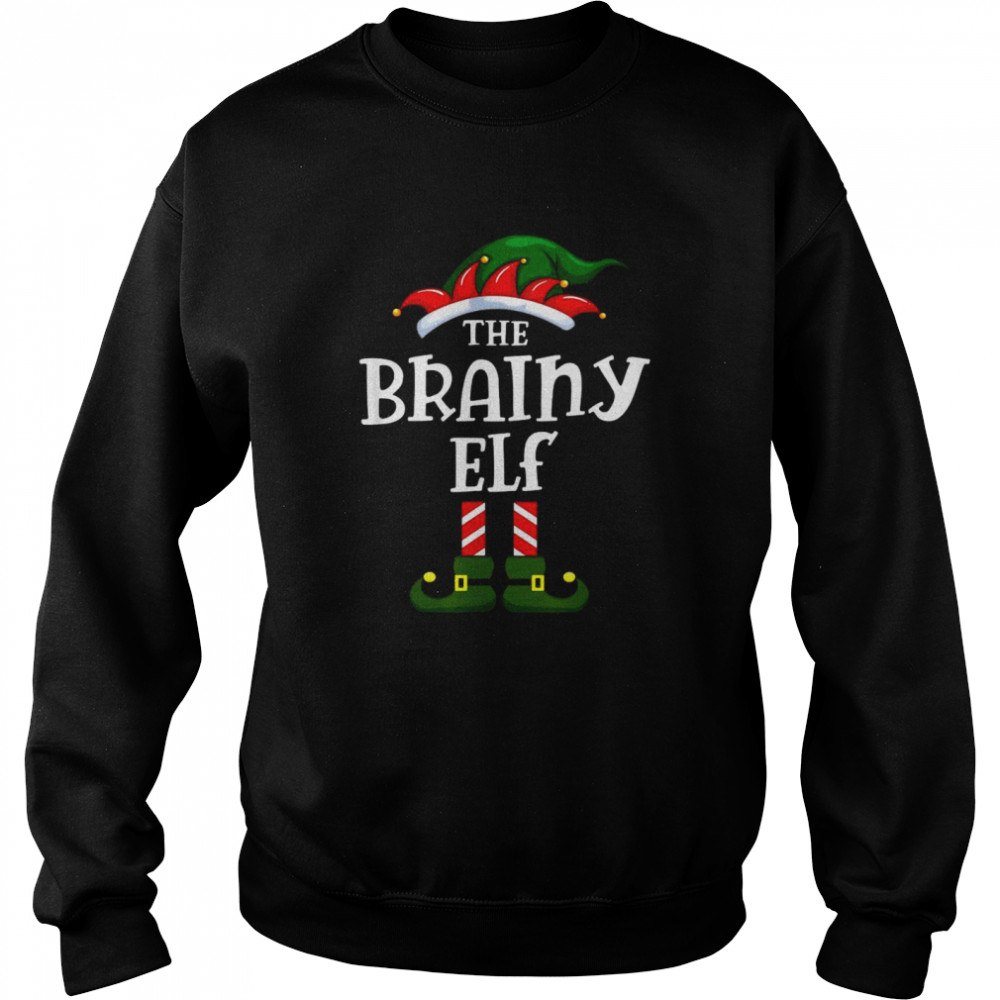 The Brainy ELF Christmas Pajama shirt Unisex Sweatshirt