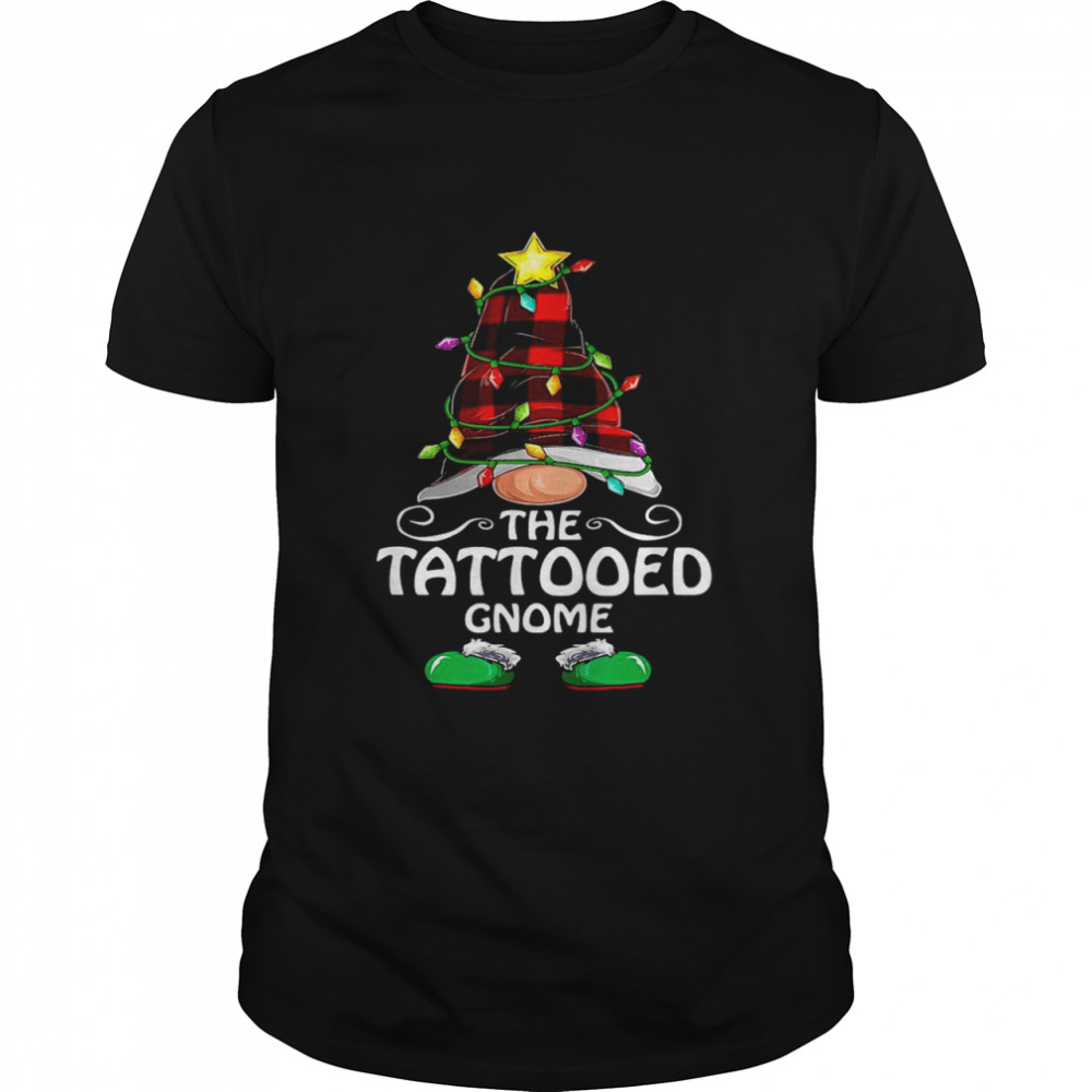 The Tattooed Gnome Matching Family Group Christmas Pajama shirt Classic Men's T-shirt