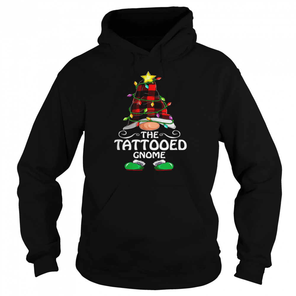 The Tattooed Gnome Matching Family Group Christmas Pajama shirt Unisex Hoodie