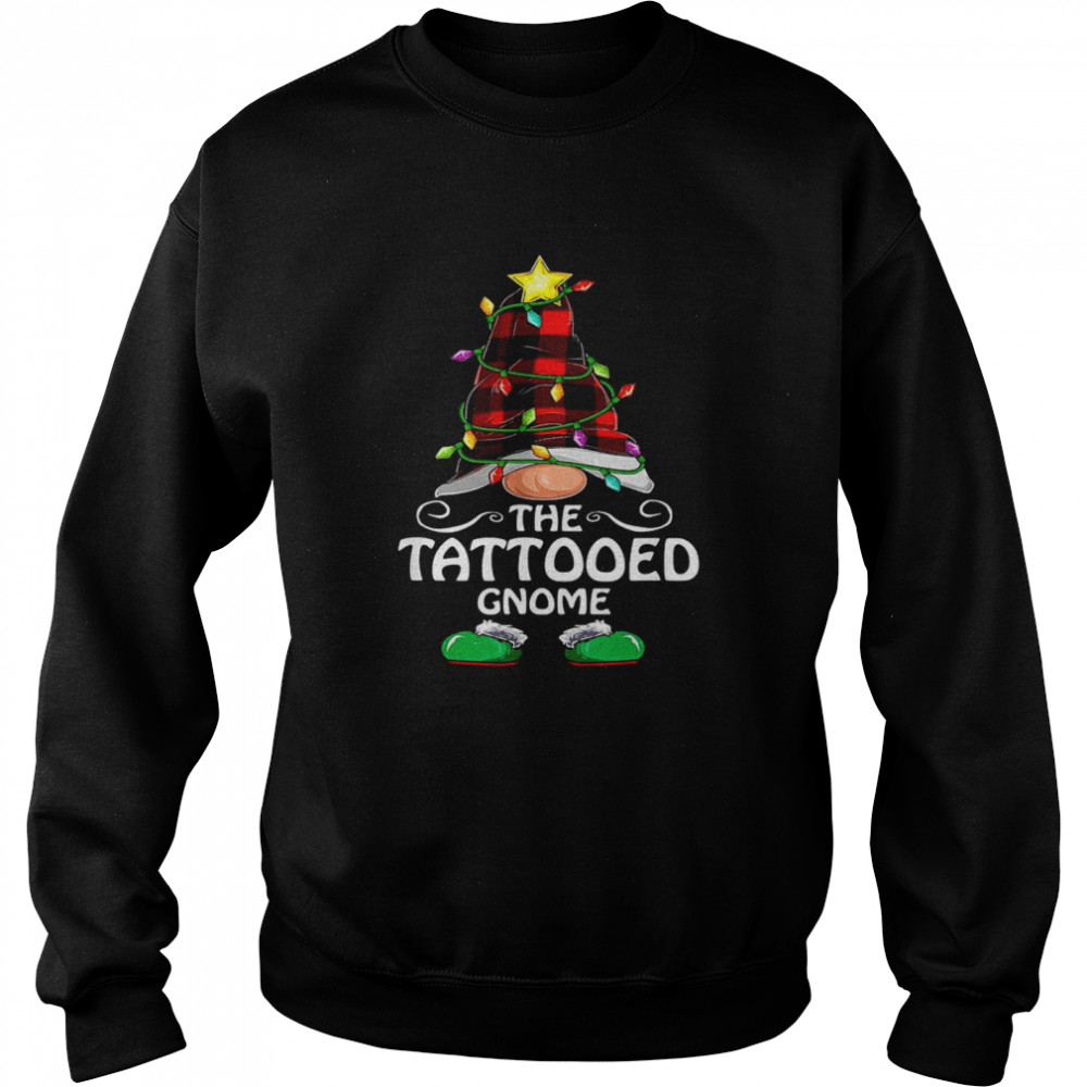 The Tattooed Gnome Matching Family Group Christmas Pajama shirt Unisex Sweatshirt