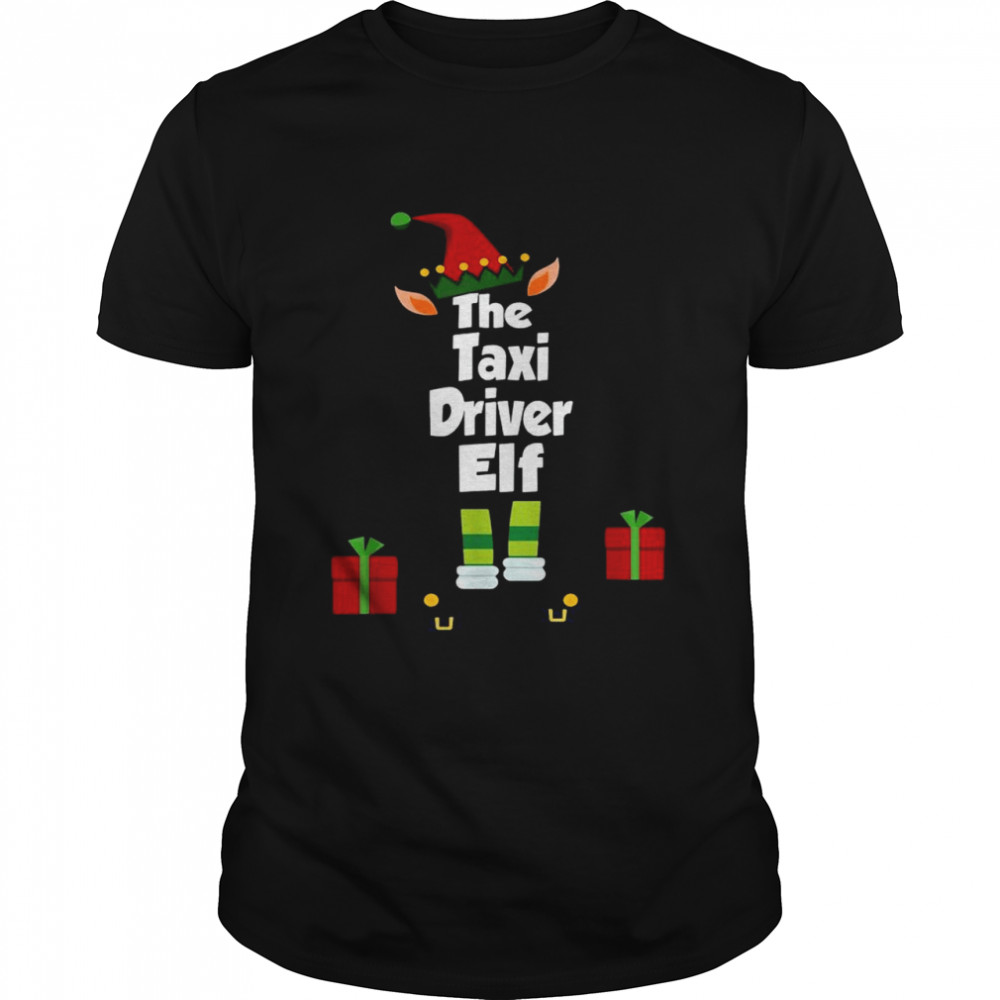 The Taxi Driver Elf Family Matching Christmas Pajama shirt Classic Men's T-shirt