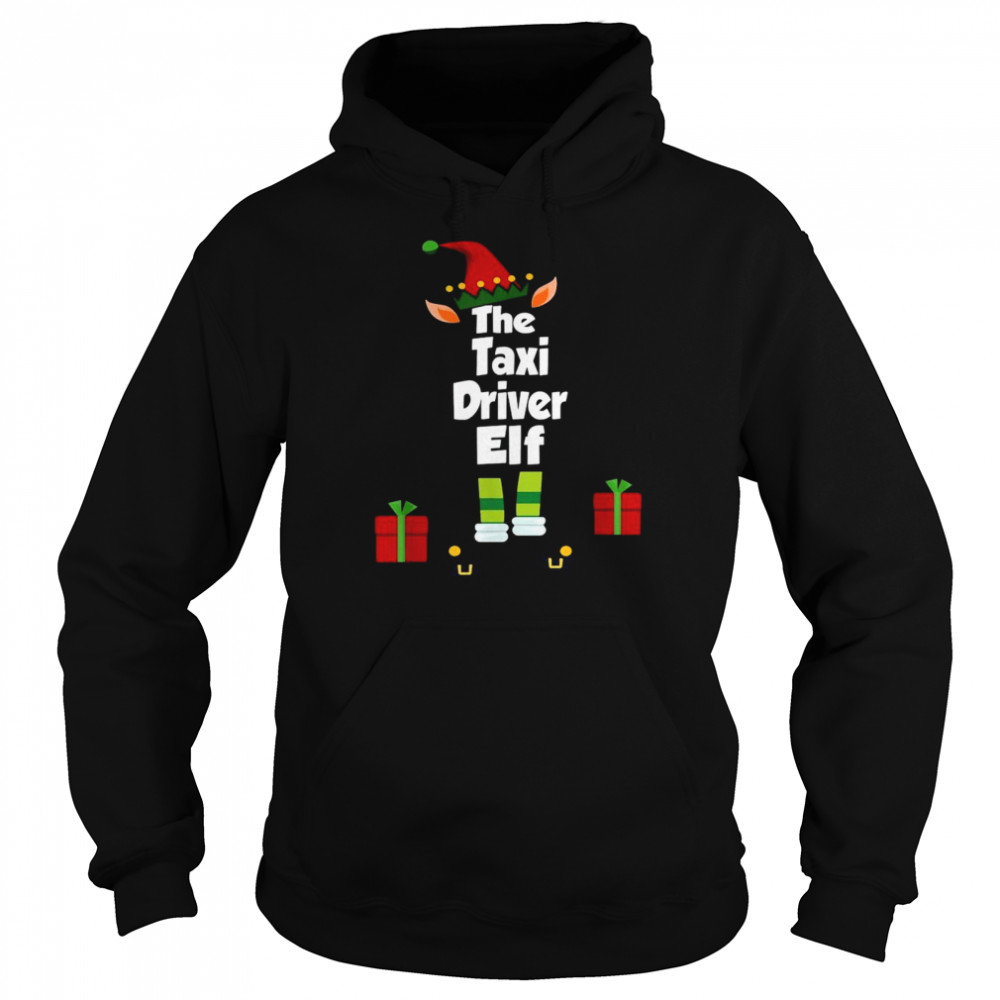 The Taxi Driver Elf Family Matching Christmas Pajama shirt Unisex Hoodie