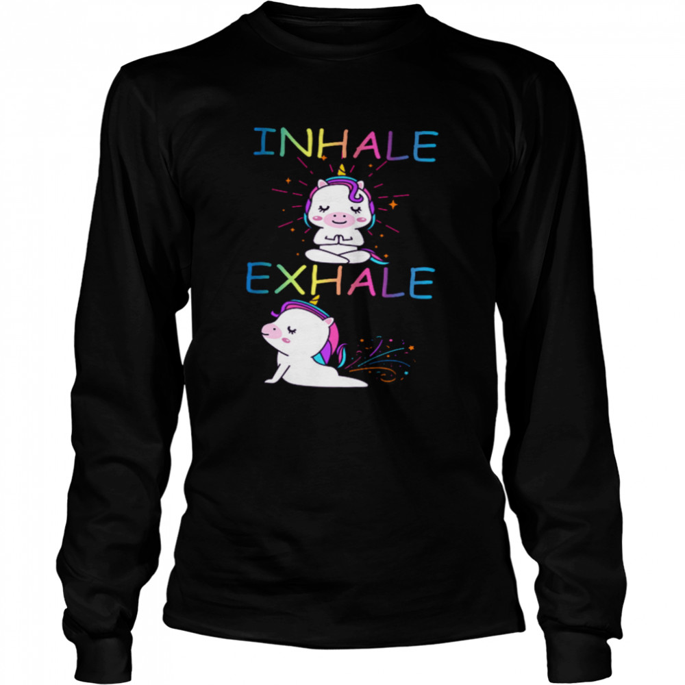 Inhale Exhale Long Sleeved T-shirt