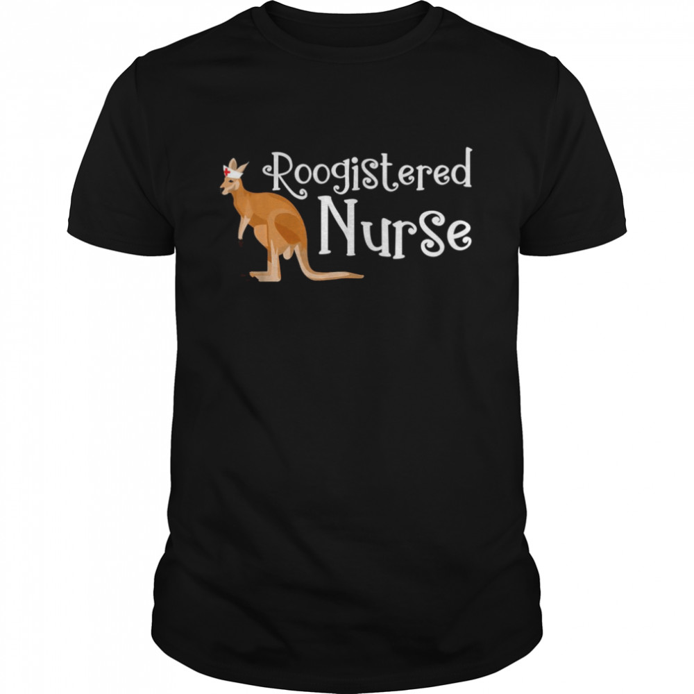 Nursing Kangaroo Registered Nurse RN Australia Novelty Classic Men's T-shirt