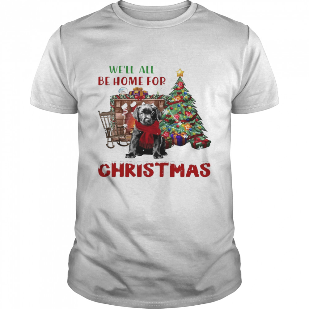 Rottweiler We’ll All Be Home For Christmas Classic Men's T-shirt