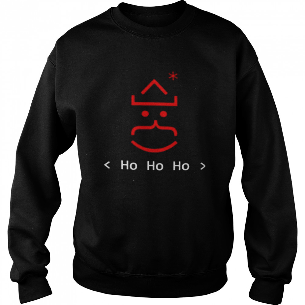 Santa Ho Ho Ho Merry Christmas Unisex Sweatshirt