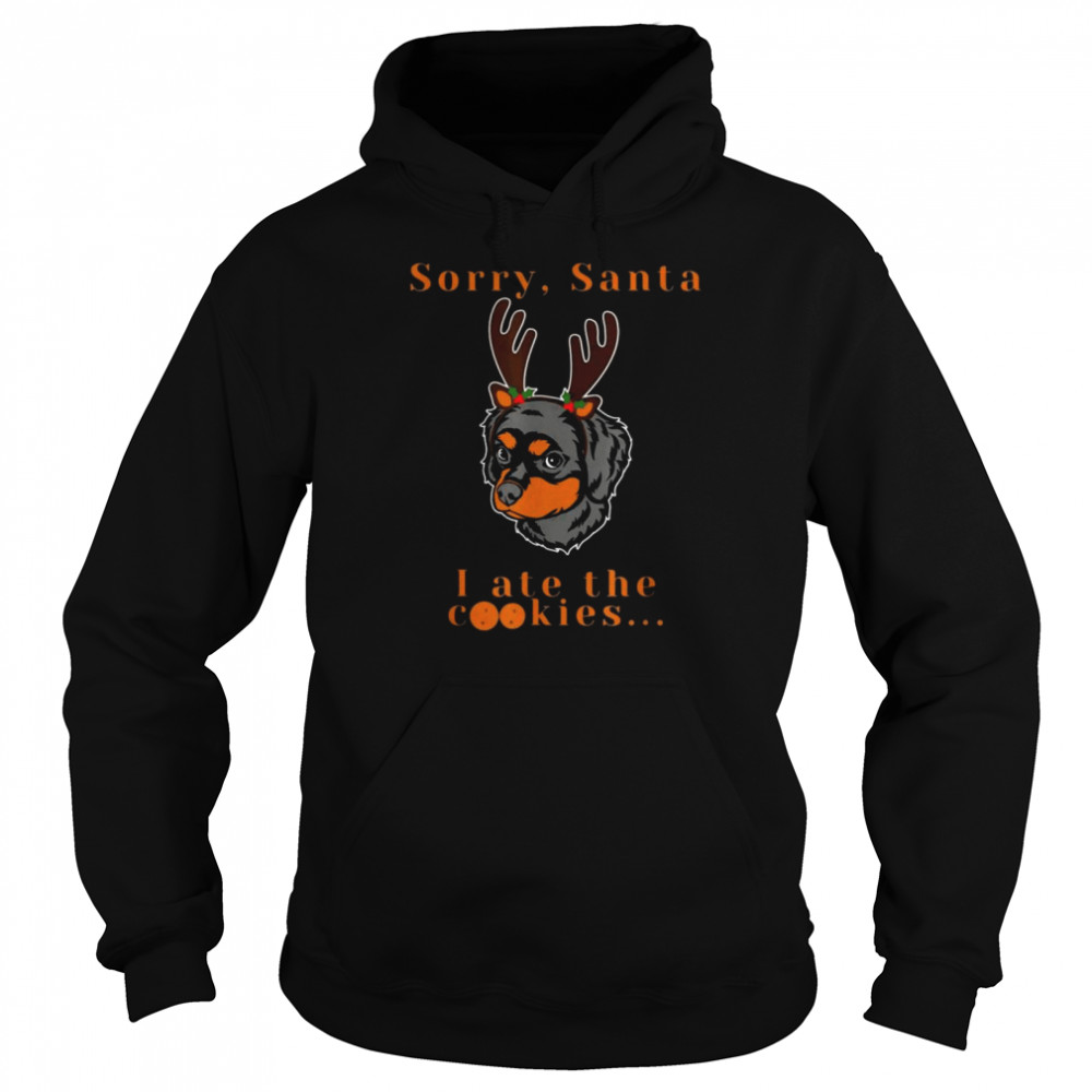 Sorry Santa I Ate the Cookies 2021 Unisex Hoodie