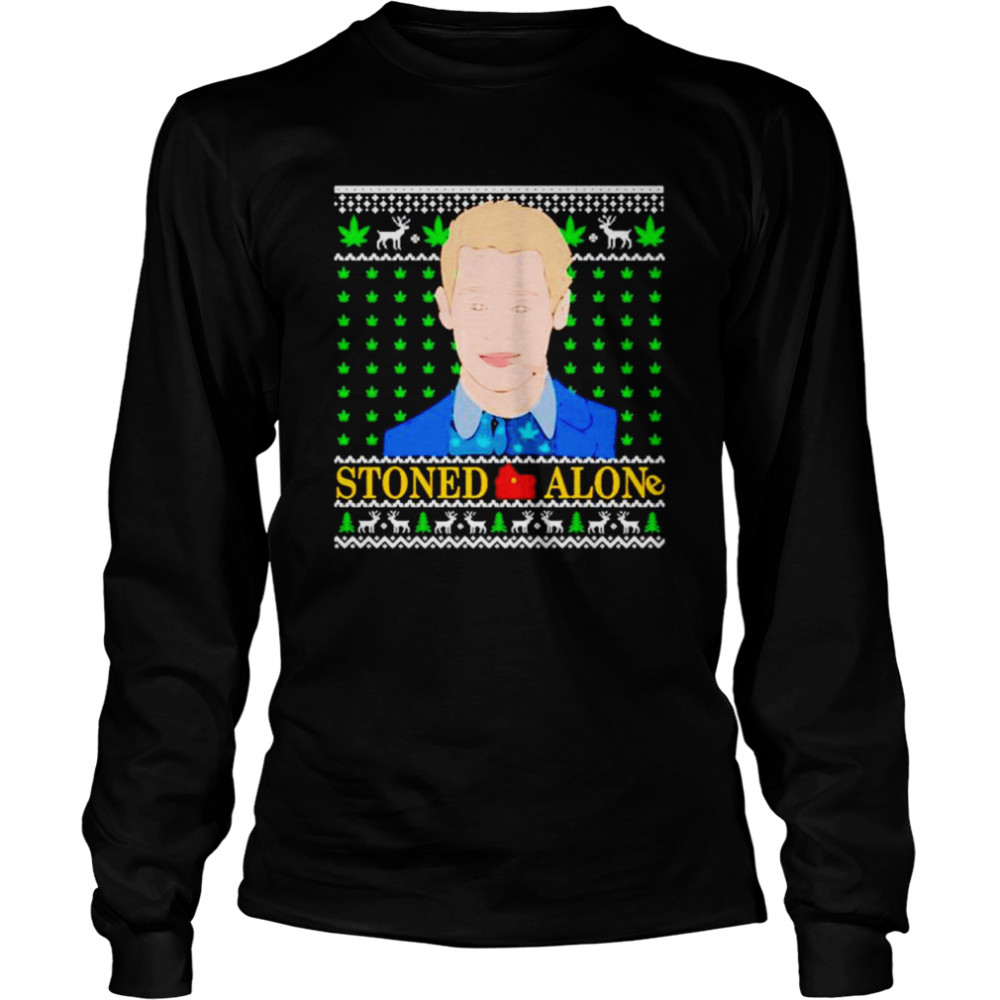 Stoned Alone Christmas shirt Long Sleeved T-shirt