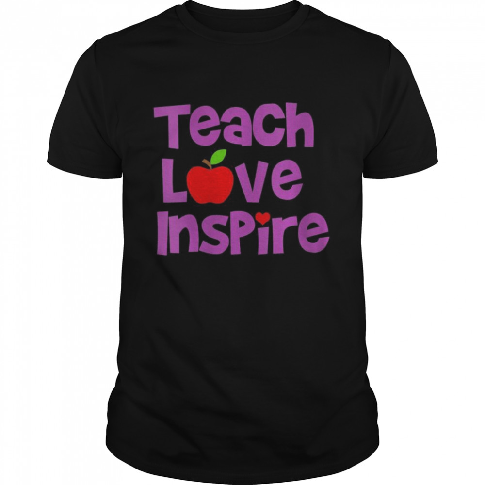 Teach Love Inspire Apple Classic Men's T-shirt