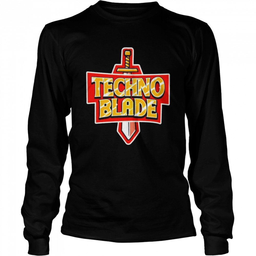 Technoblade Sword shirt Long Sleeved T-shirt