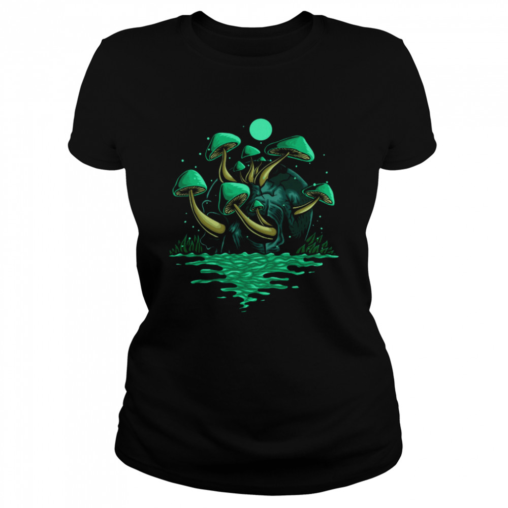 Trippy Black Classic Women's T-shirt