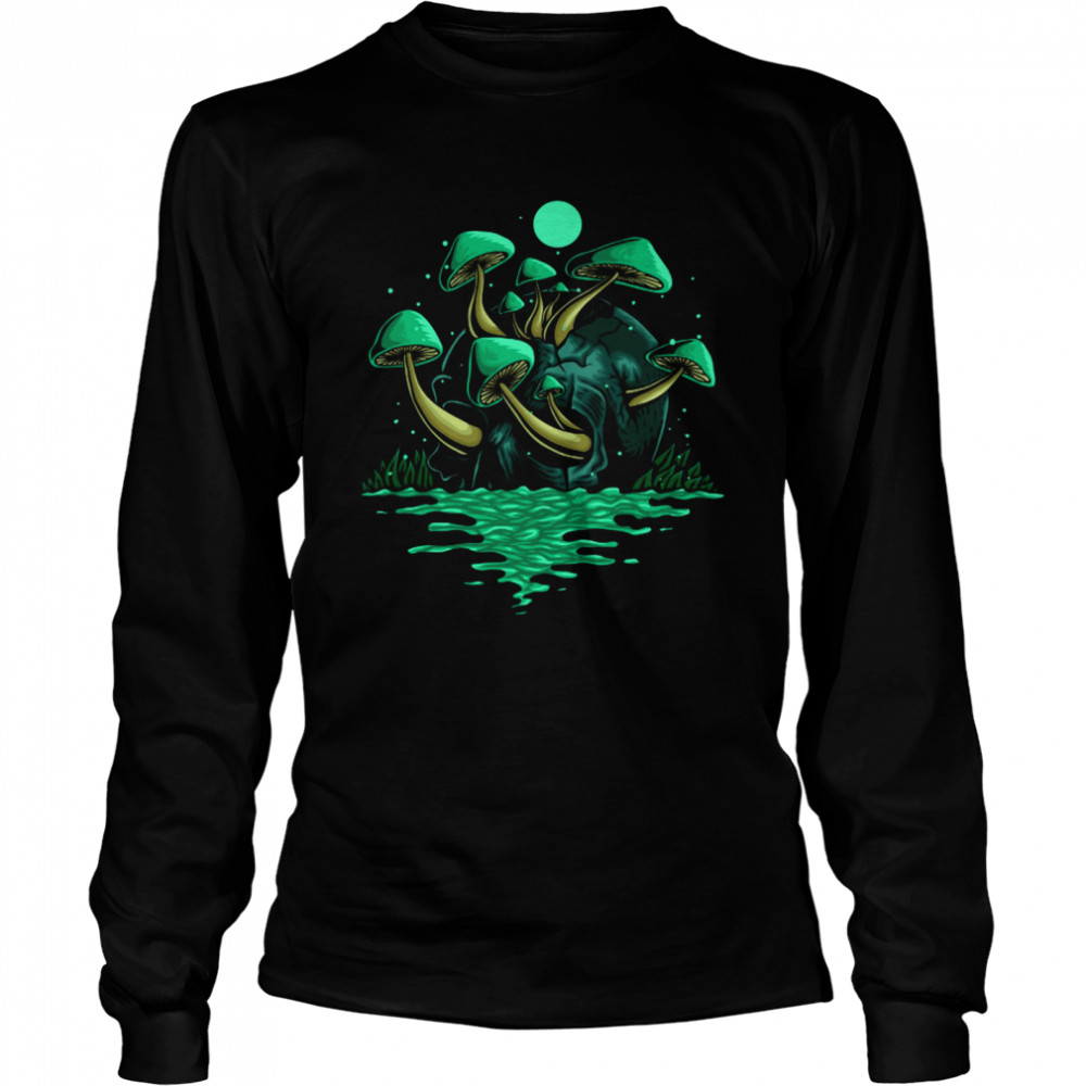 Trippy Black Long Sleeved T-shirt