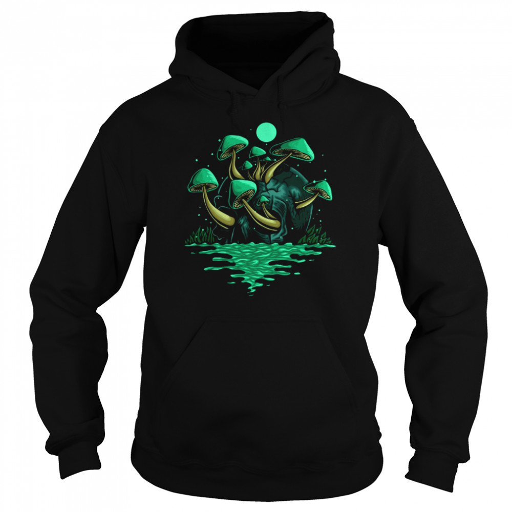 Trippy Black Unisex Hoodie