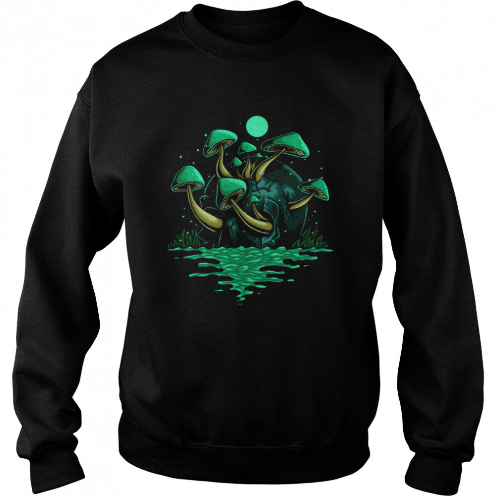 Trippy Black Unisex Sweatshirt