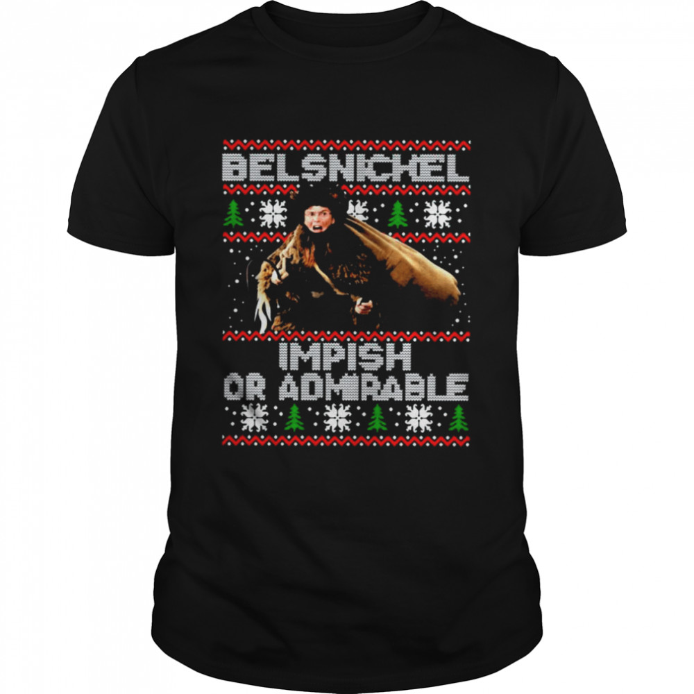 Belsnickel impish or admirable Ugly Christmas shirt