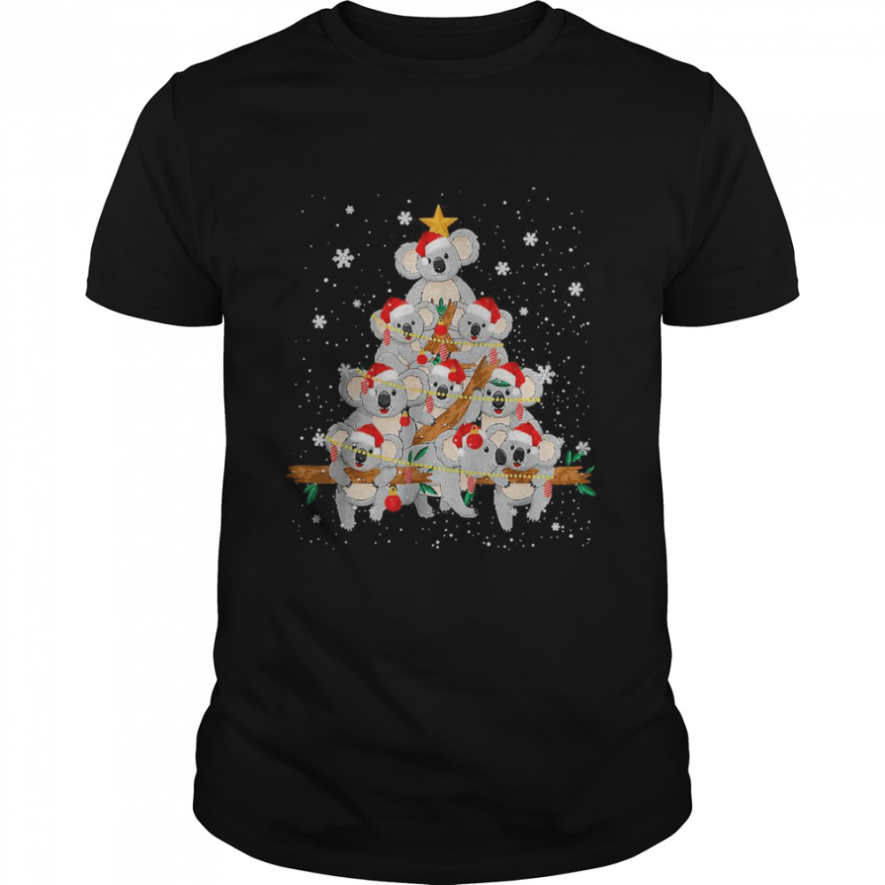 Koala Ornament Decoration Christmas Tree Tee Xmas Gifts T-Shirt Koala Ornament Decoration Christmas Tree Tee Xmas Gifts T-Shirt
