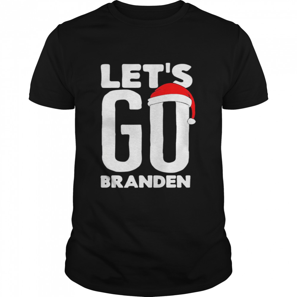 Lets Go Braden Brandon Joe Biden Santa Claus Christmas shirt Classic Men's T-shirt