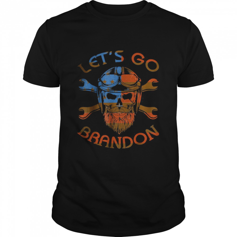 Let’S Go Brandon 2024 skull T-Shirt