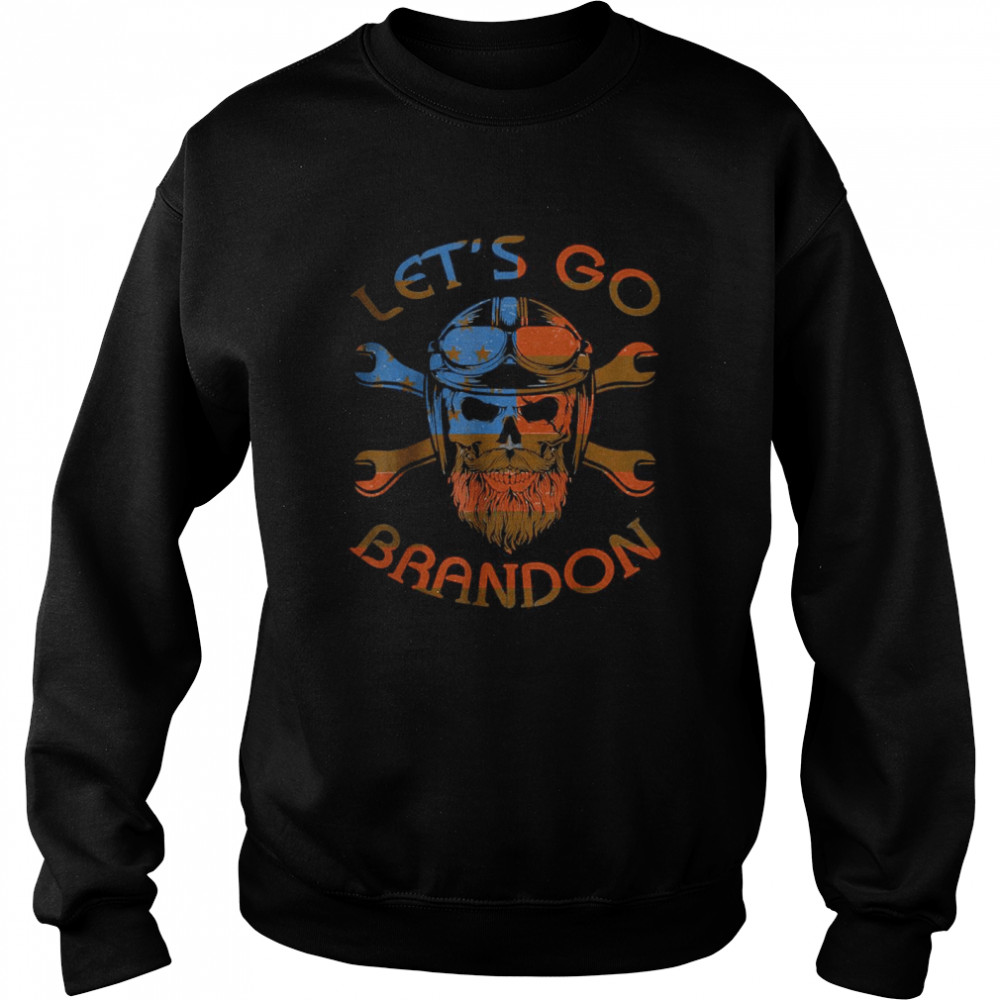 Let’S Go Brandon 2024 skull T- Unisex Sweatshirt