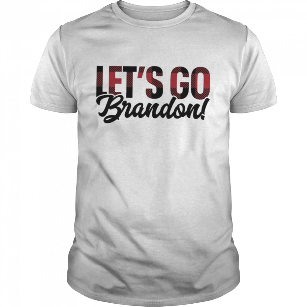 Let’s Go Brandon Plaid Christmas FJB shirt