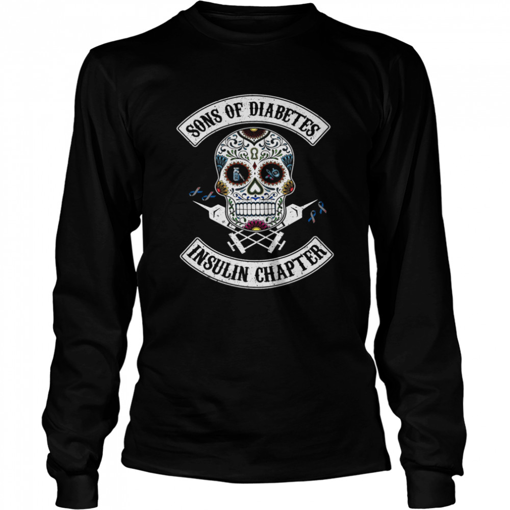 Sons Of Diabetes Insulin Chapter Long Sleeved T-shirt