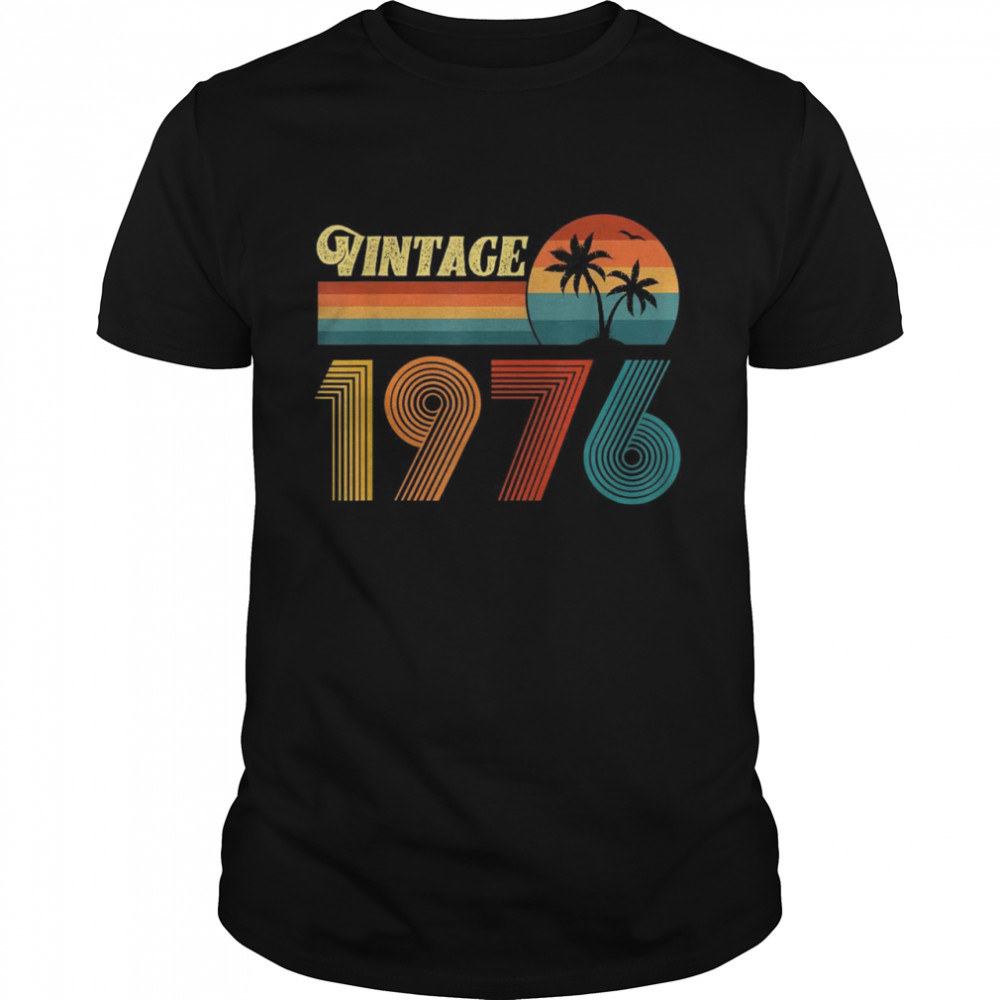 Vintage 1976 für Herren und Damen, 45 Geburtstag, Geschenk 45 Jahre Classic Men's T-shirt