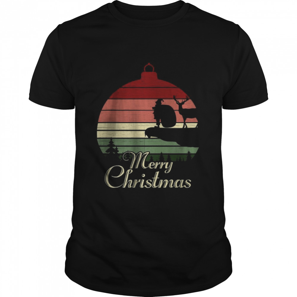 Vintage Merry Christmas T- Classic Men's T-shirt