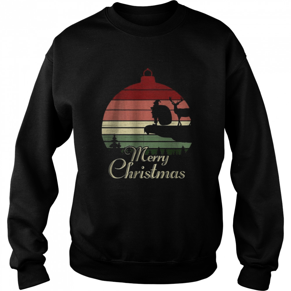 Vintage Merry Christmas T- Unisex Sweatshirt