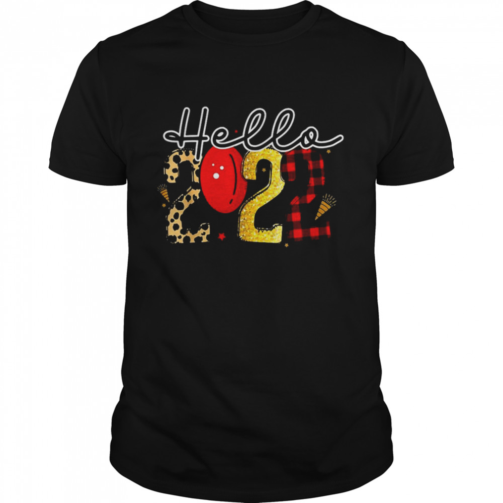 Happy New Year Design 2022  Classic Men's T-shirt