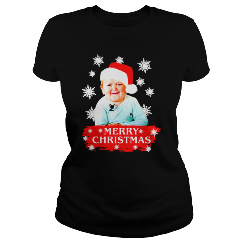 hasbulla merry Christmas shirt Classic Women's T-shirt