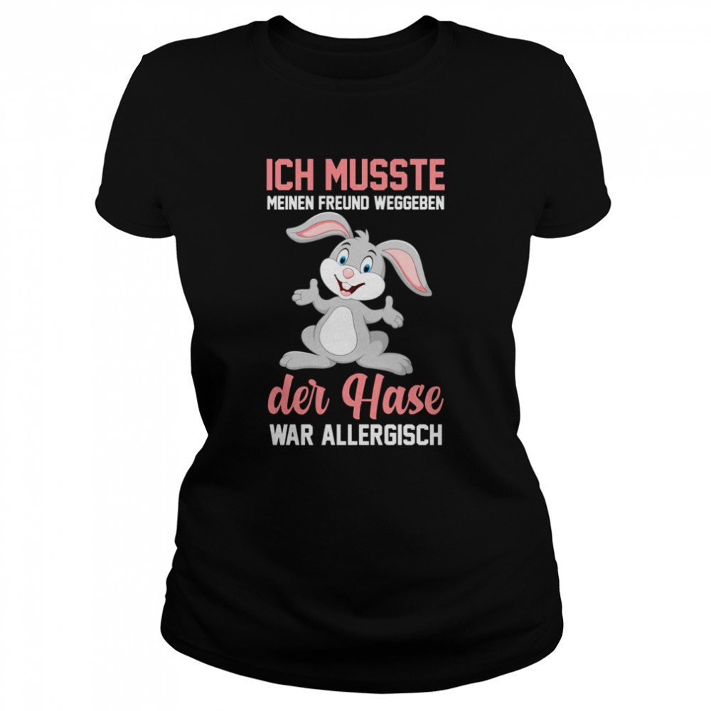 Hasenbesitzer Nagetier Kaninchen Hase Langarmshirt Classic Women's T-shirt