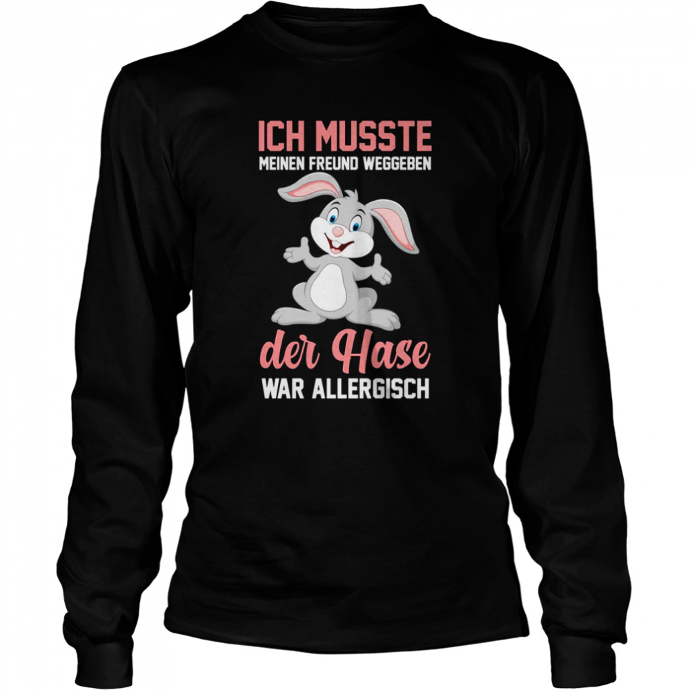 Hasenbesitzer Nagetier Kaninchen Hase Langarmshirt Long Sleeved T-shirt