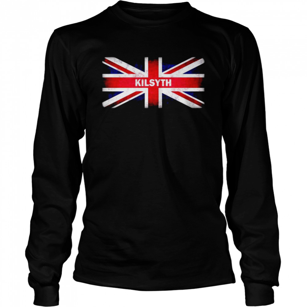 Kilsyth UK British Flag Long Sleeved T-shirt