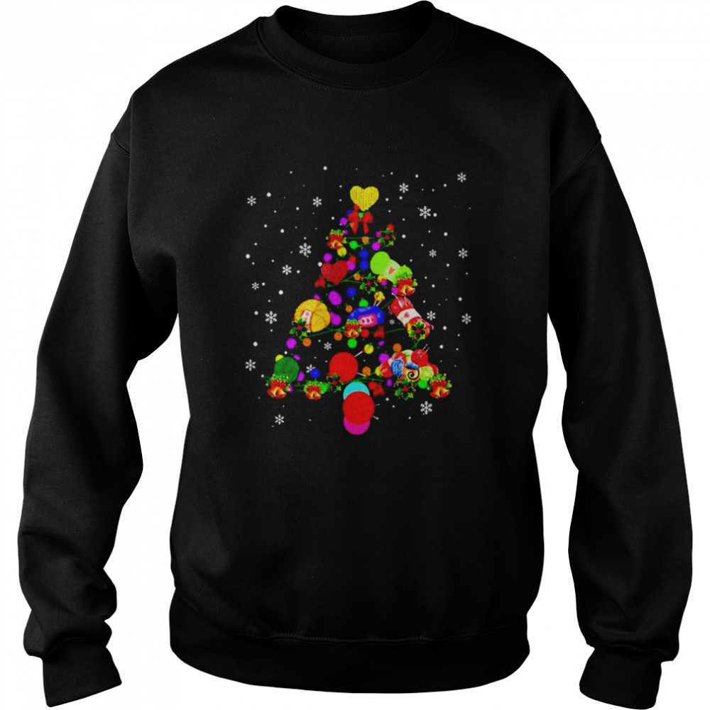 Knitt Tree Christmas shirt Unisex Sweatshirt