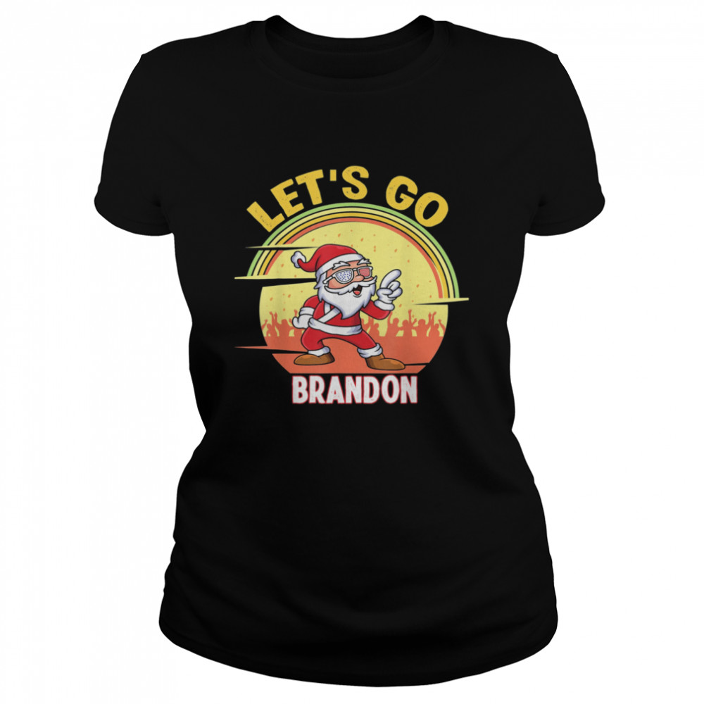 Let’s Go Brandon Santa Claus Xmas Branson Classic Women's T-shirt