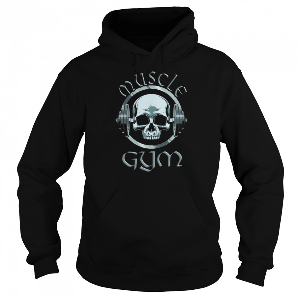 Muscle Gym Totenkopf Skull Unisex Hoodie