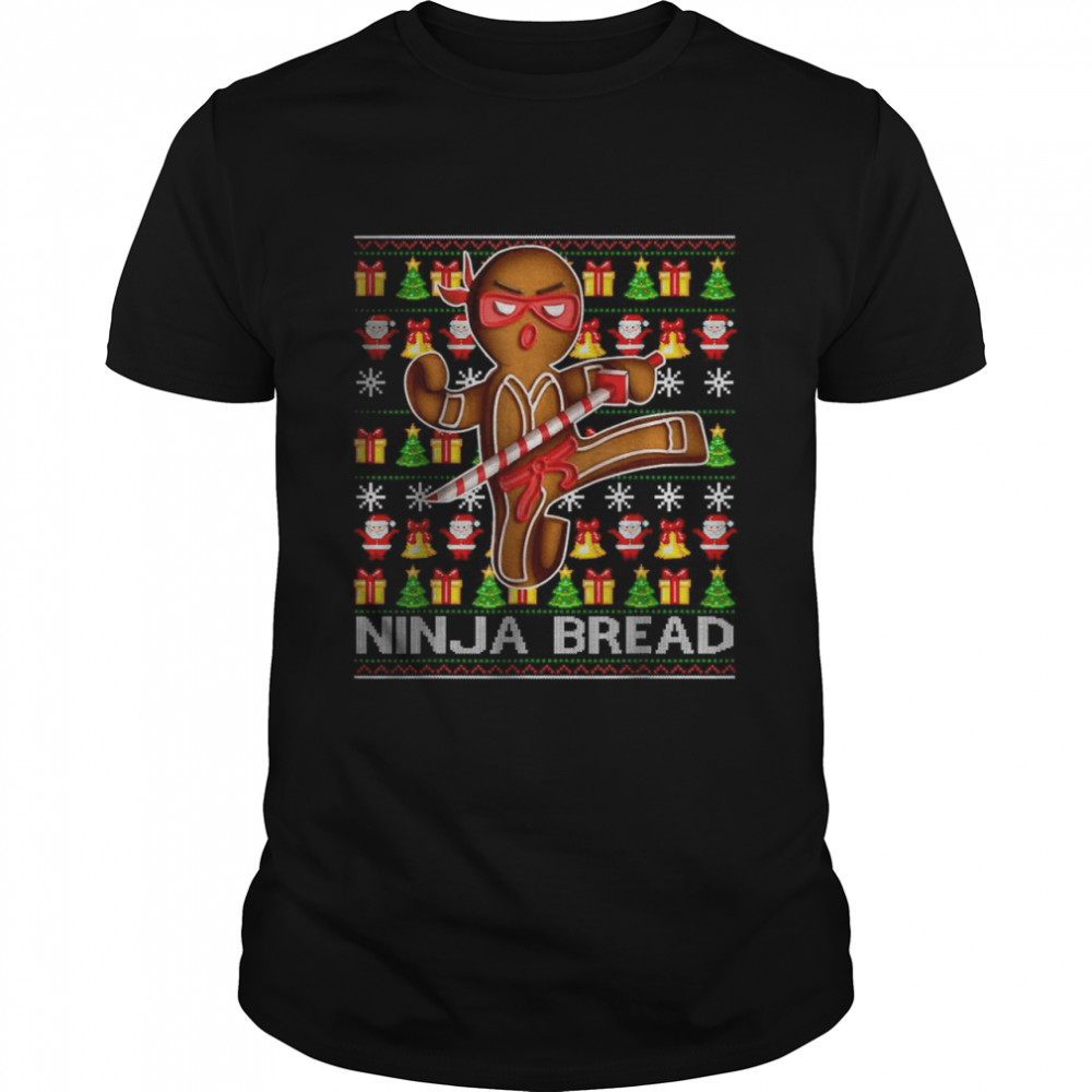 Ninja Bread Gingerbread Baking Lovers Ugly Christmas shirt Classic Men's T-shirt