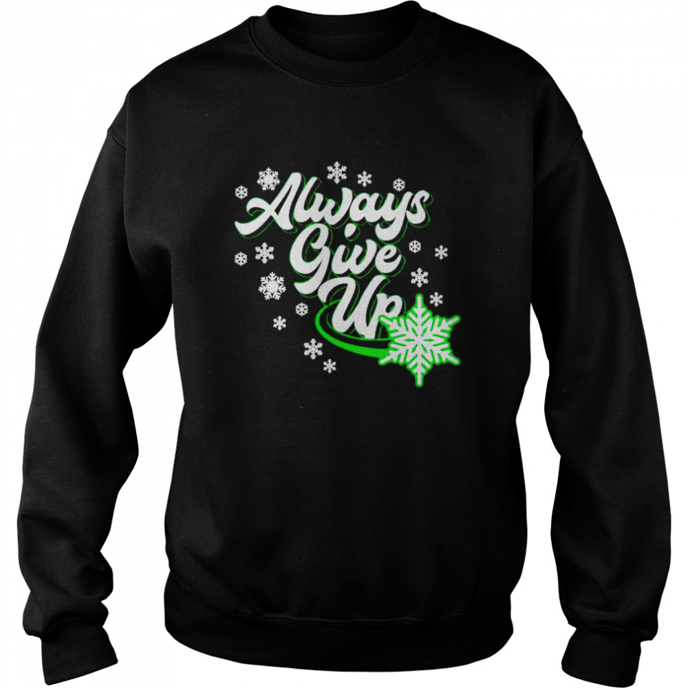 Premium florida always give up Christmas sweater Unisex Sweatshirt