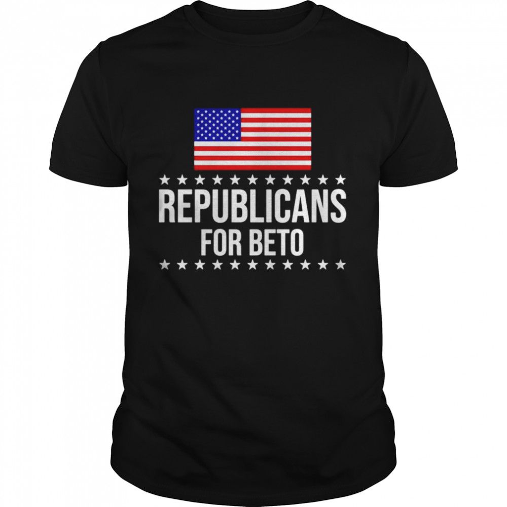 Republicans For Beto American flag shirt Classic Men's T-shirt